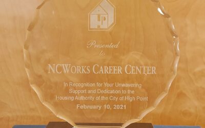 Housing Authority Honors NCWorks Career Center