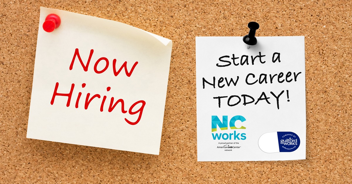 Now Hiring Start a New Career Today!