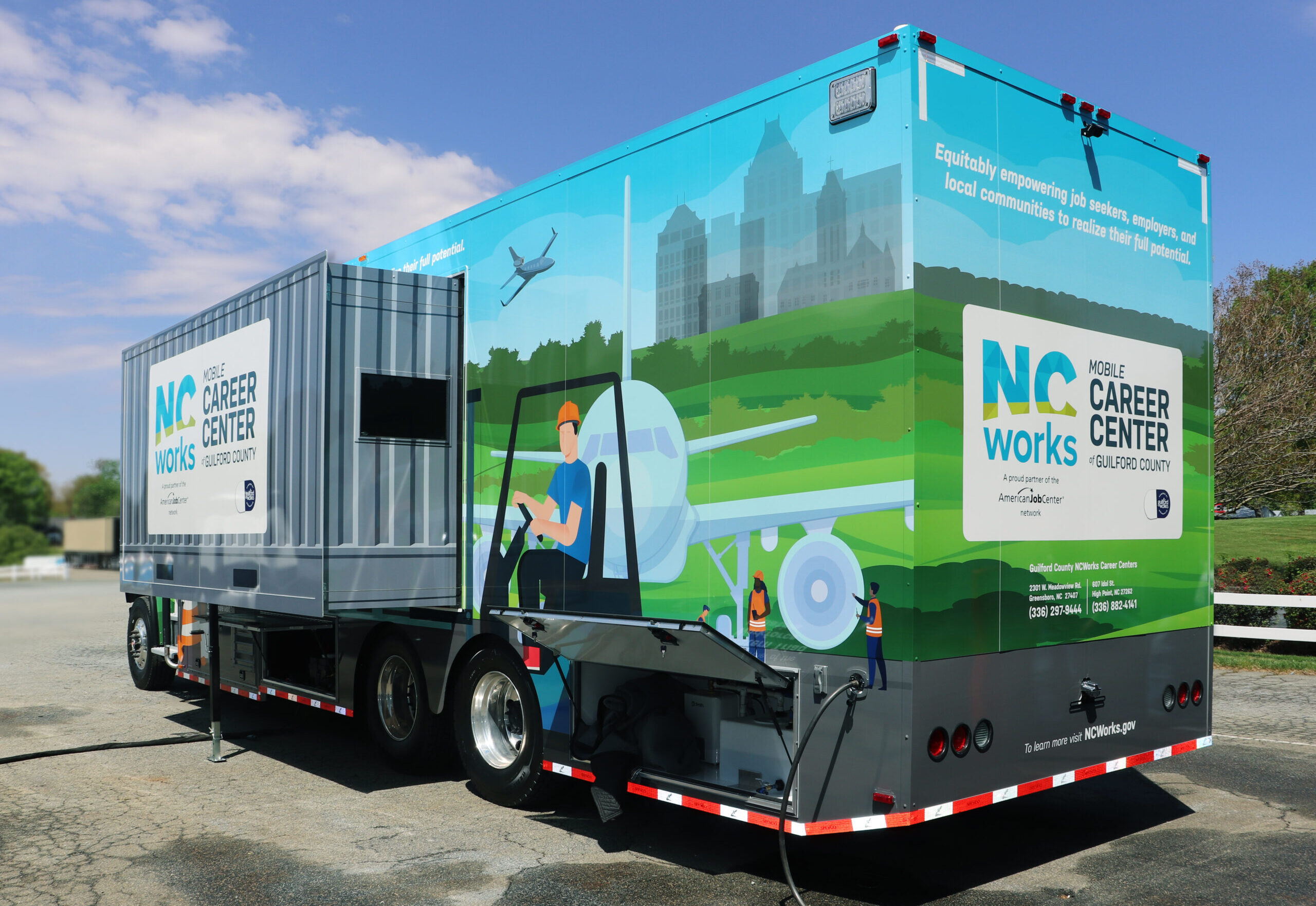 NCWorks Mobile Career Center Driver Side